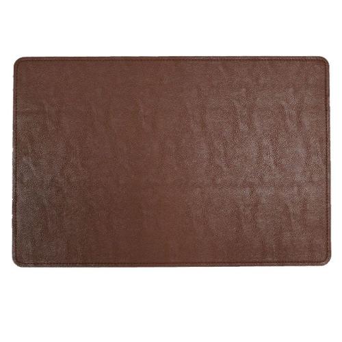 Leather Bordstablett Brun