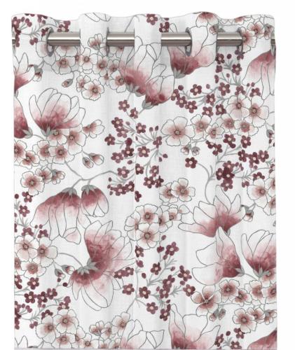 Nicole Öljettlängder Vit&Rosa