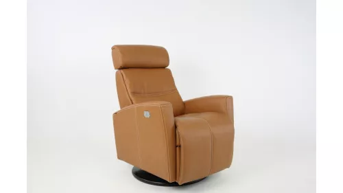 Milan Reclinerfåtölj Cognac