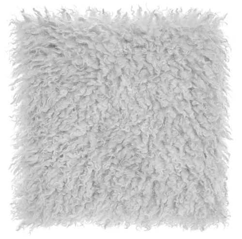 Wooly Cushion - Silver