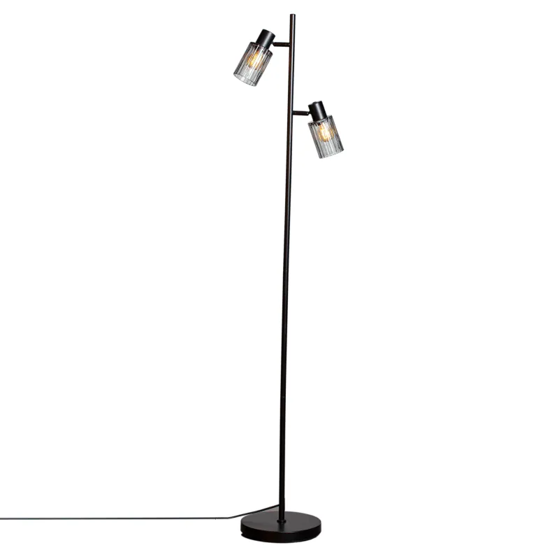 Kiera Golvlampa Svart/Grå