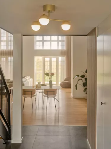 Contina 3-Spot Plafond Mässing