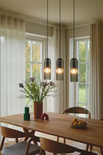 Miella 3-Rail Taklampa Rökfärgat