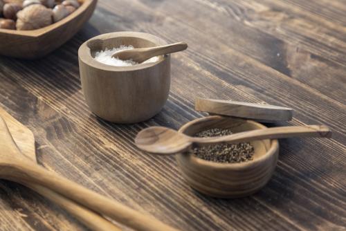 Salt & Pepper Träskål med sked