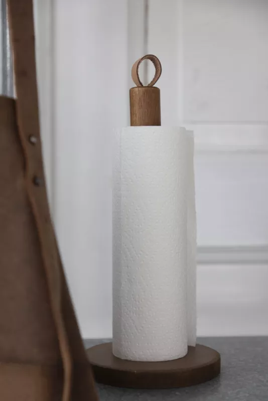 Hushållspappershållare Brun