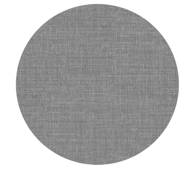 Linnelook Rund Vaxduk Mörkgrå