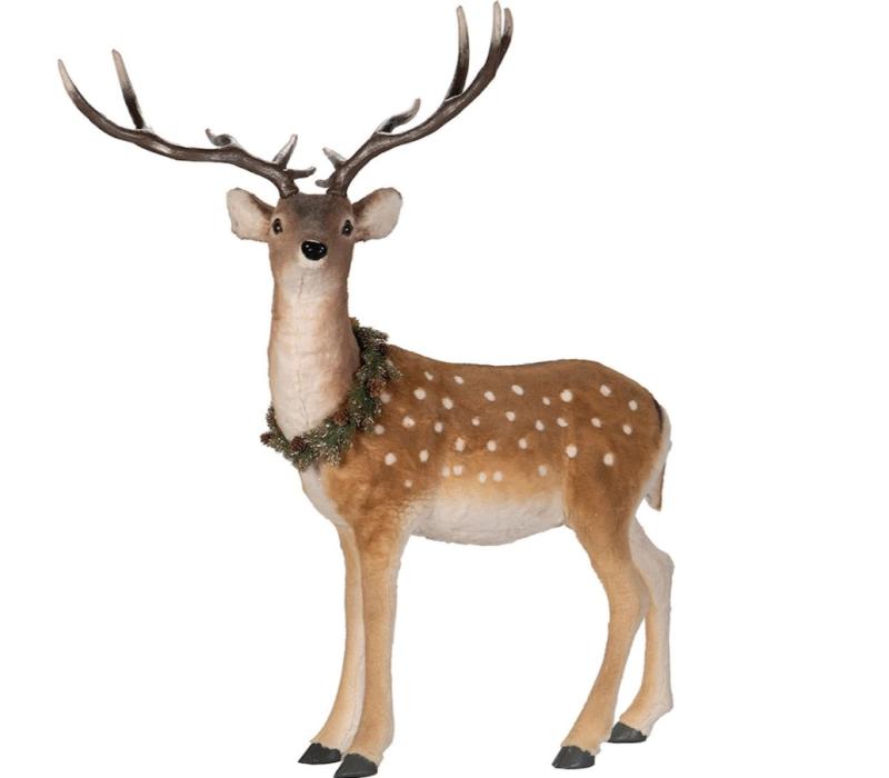 Dovhjort Hane Dekoration Large