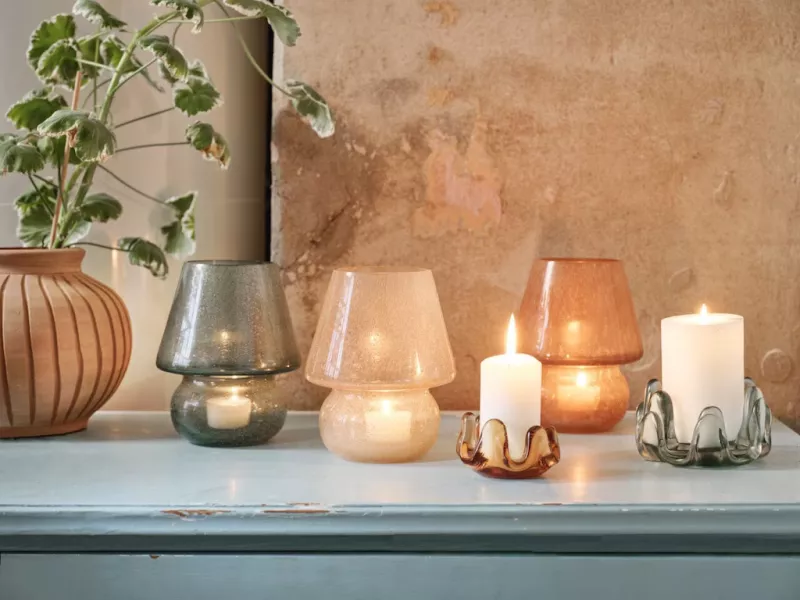 Svamp Ljuslykta Rosa