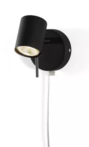 Alpha Väggspotlight Svart