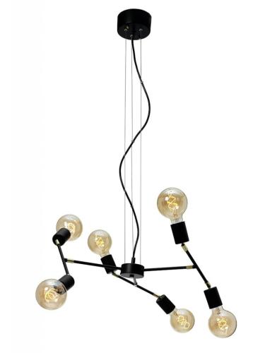 Arc Taklampa Svart&Mässing