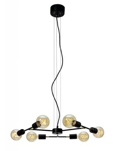 Arc Taklampa Svart&Mässing