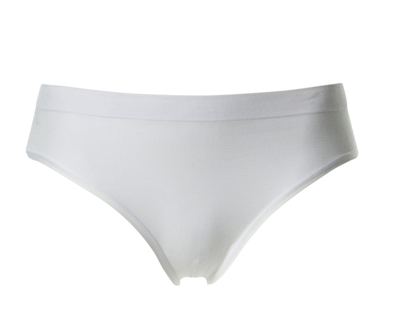 Seamless trosa av bambu  Vit