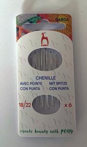 Broderinål med vass spets mix