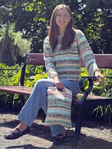 Confettitröja grön