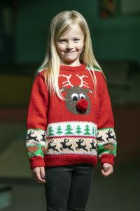 Barntröja med julmotiv