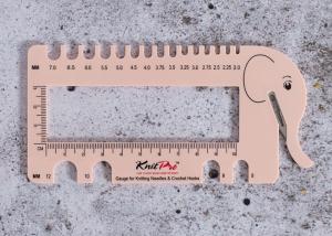 Stickmått med garnskärare