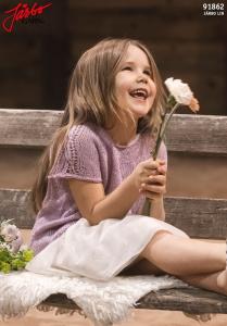 Siw - barntopp med spets på axlarna