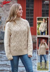 VICTORIA" - DAMTRÖJA MED FLÄTOR