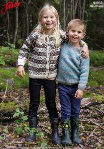 MÖNSTERSTICKAD TRÖJA & KOFTA TILL BARN