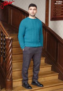 FLÄTSTICKAD HERRTRÖJA