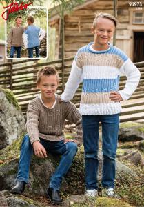 SOMMARBUS” – FLÄTMÖNSTRAD TRÖJA TILL BARN