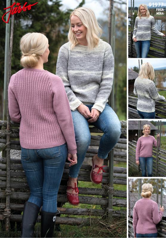 DAMTRÖJA MED FLÄTMÖNSTER BAK