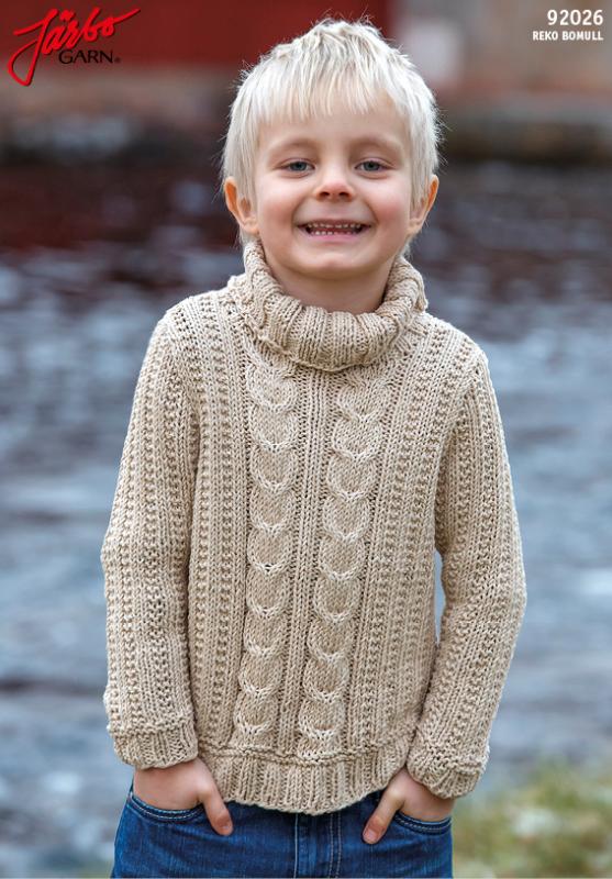 FLÄTSTICKAD BARNTRÖJA