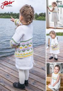 TULIPAN – BARNKOFTA & KLÄNNING