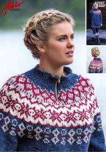 TRINES MÖNSTERSTICKADE SPORT TRÖJA