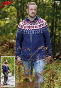 PATRIKS MÖNSTERSTICKADE SPORT TRÖJA