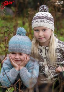 MÖNSTERSTICKAD MÖSSA TILL BARN