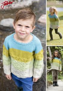 Mollys twist - barntröja med flätor