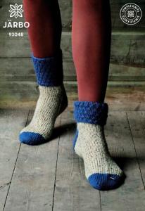 Mjärde - Stickad socka
