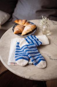 Rayé – Stickade sockor