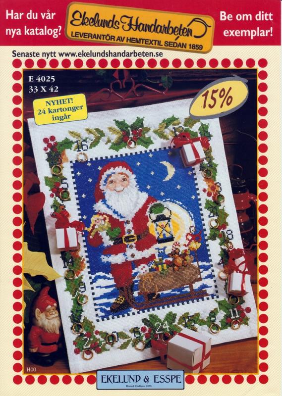 Adventskalender Ekelunds Handarbeten