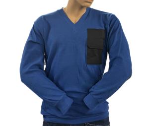 Tröja med bröstficka  100% Bomull