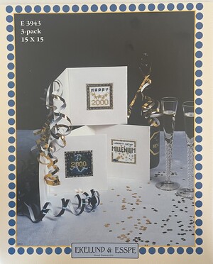 3-pack broderikit – (15 x 15 cm)