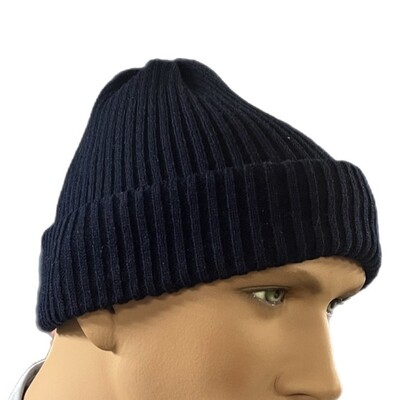 Mörkblå beanie