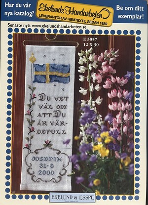 Broderikit – Tavla (12 x 30 cm)