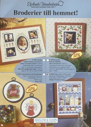 Broderikit – Tavla (18 x 24 cm)