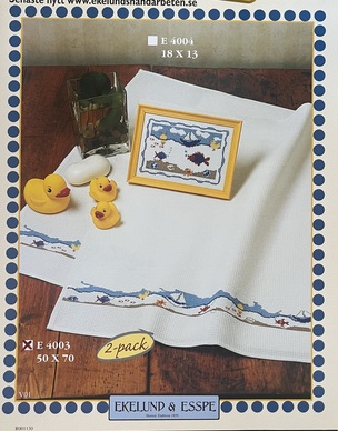 Broderikit – 2-pack dukar (50x70)