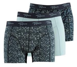 Topeco boxer 3-p mönstrad