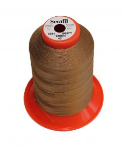 Sytråd Amann Serafil NM40 - 1200 m Coyote Brown