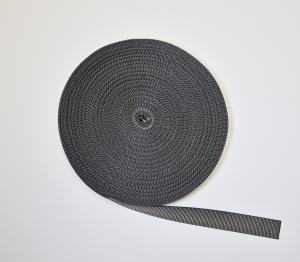 Polyesterband Grågrön 25 mm