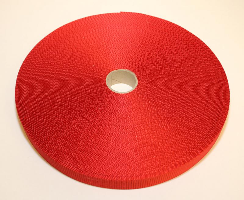 Polyesterband Röd 25 mm