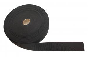 Polyesterband Svart 50 mm