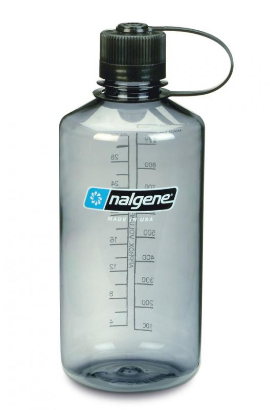 Nalgene Narrow-Mouth Tritan Bottle 1 L Grå
