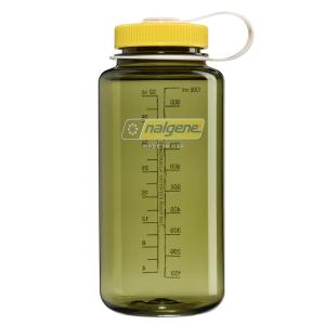 Nalgene Wide Mouth Bottle Sustain 1 L Oil Green With Freesia