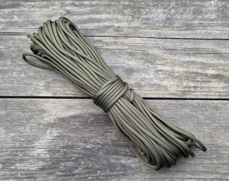 Paracord Type III 550 Army Green 30 Meter