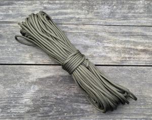 Paracord Type III 550 Army Green 30 Meter